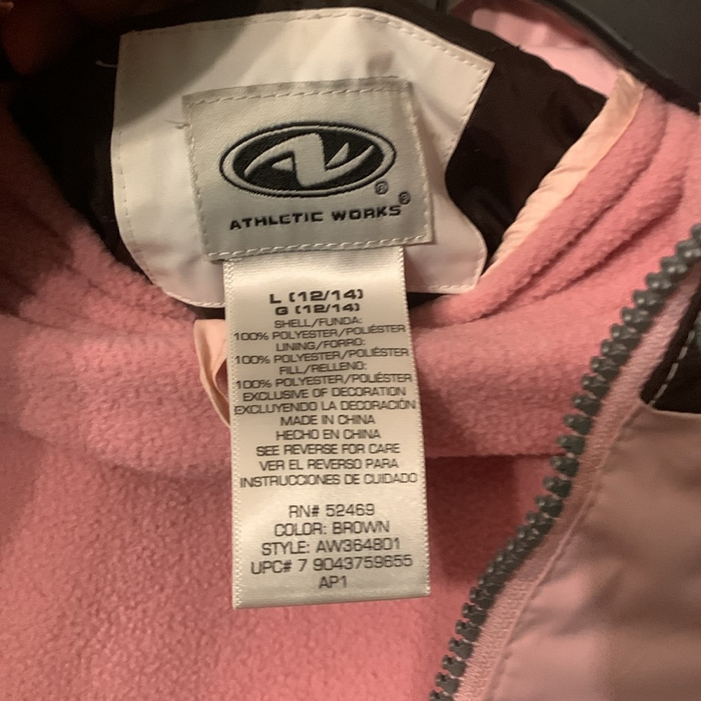 athletic works snowboarding jacket size L (12/14) - Picture 4 of 5